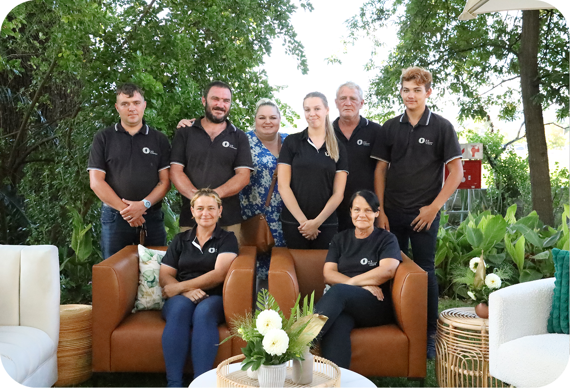 The O Company Cape Town event decor team